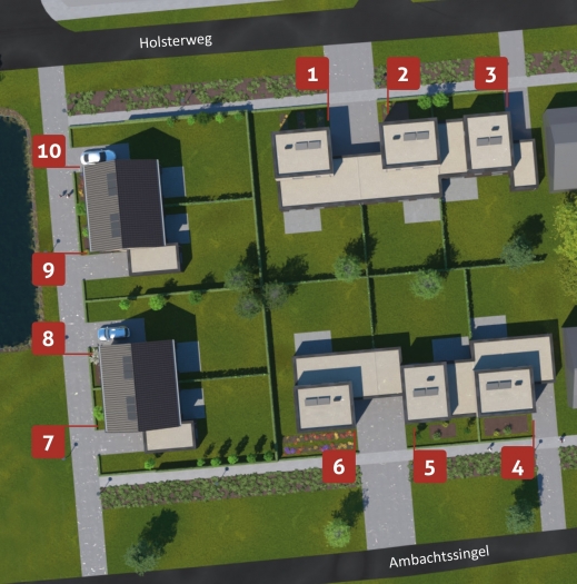 Vlodrop, Holsterveld (bouw start 1e kwartaal 2024) - Holsterveld levensloopbestendige woningen